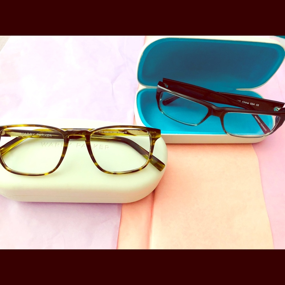Two ! 2! Warby Parker eyeglasses